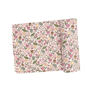 Angel Dear - Swaddle Blanket -Acorn Floral