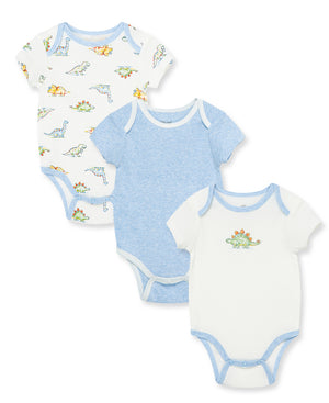 Little Me - Dinomite 3 Pack Bodysuits