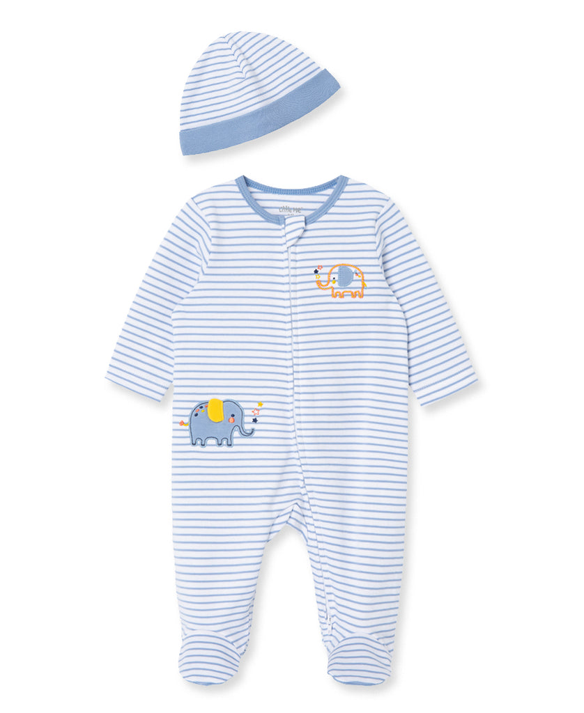 Little Me - Elephant Footie and Hat