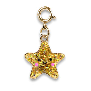 CHARM IT! - Gold Glitter Starfish Charm