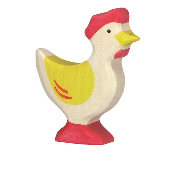 Holztiger - Hen - Standing - Yellow