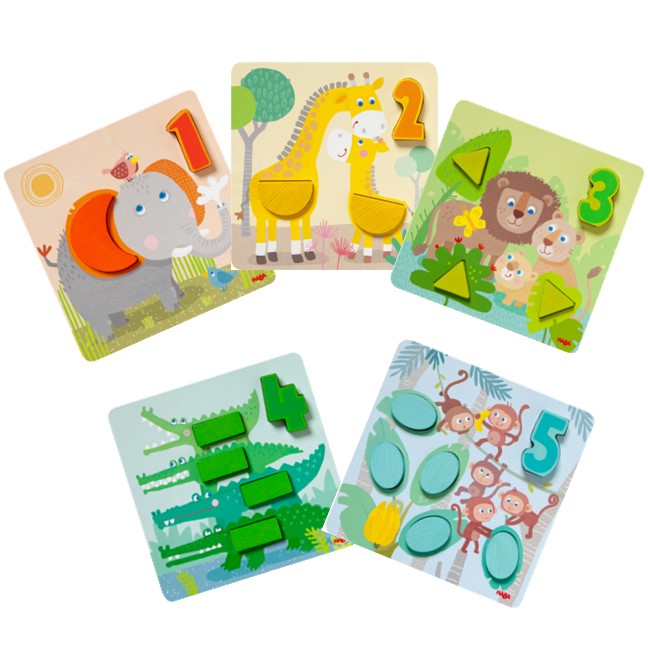 Haba-Wild Animal Insert Puzzle