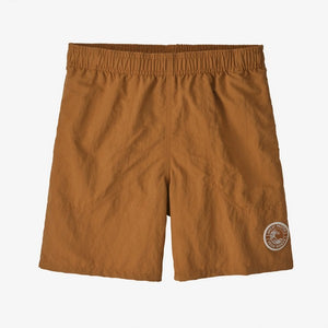 Patagonia - Boys' Baggies Shorts - GPIW Crest: Umber Brown