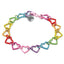CHARM IT! - Rainbow Heart Link Bracelet