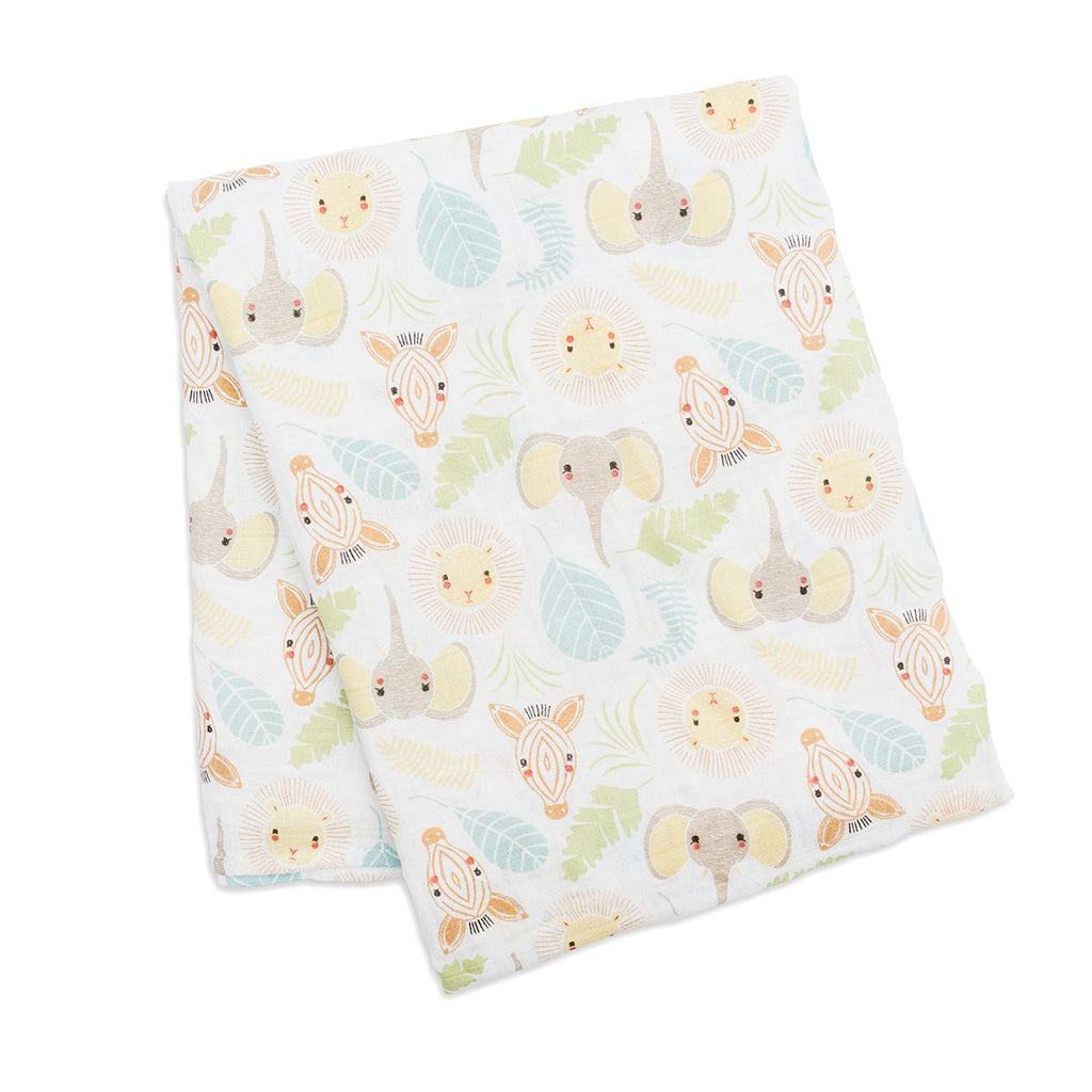 Lulujo - Jungle Cotton Swaddle