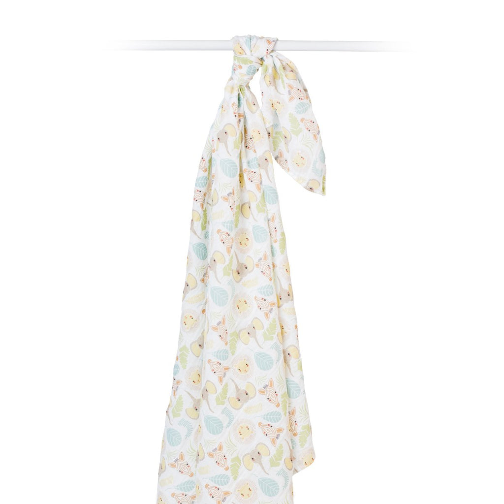Lulujo - Jungle Cotton Swaddle