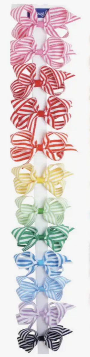 Bows Art-Candy Stripe Bow 2in