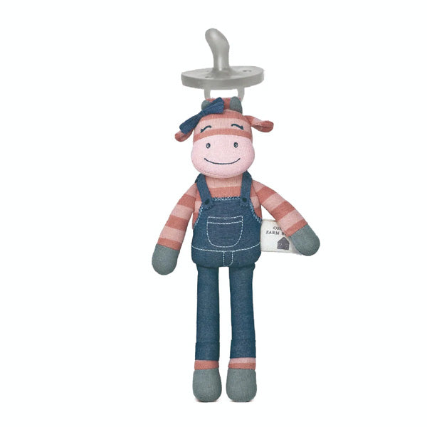 Apple Park - Organic Pacifier Buddies - Miss Moo