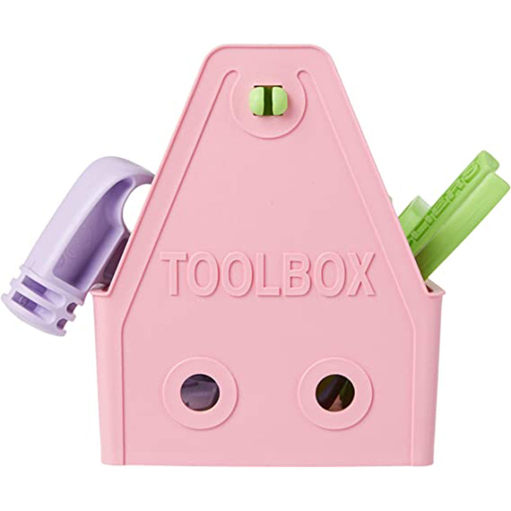 Green Toys - Tool Set - Pink - 15 pieces