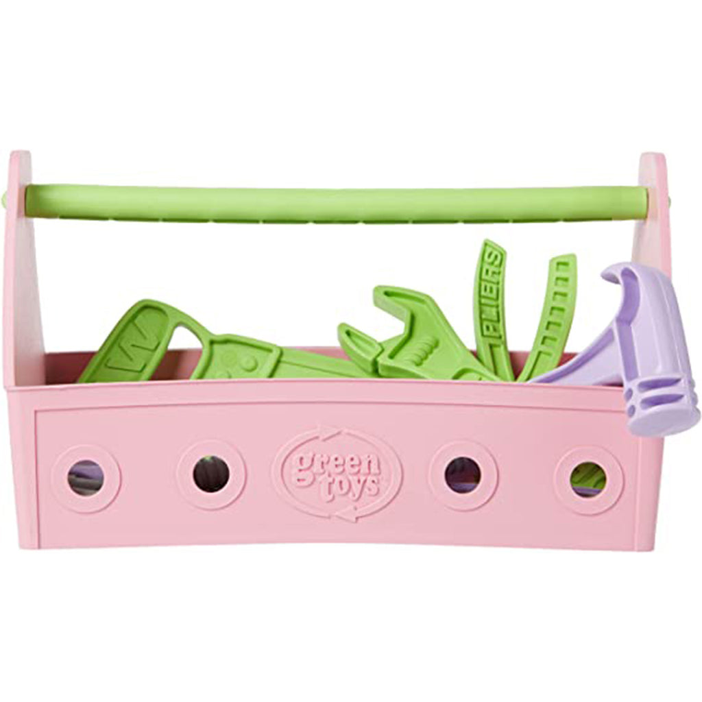 Green Toys - Tool Set - Pink - 15 pieces