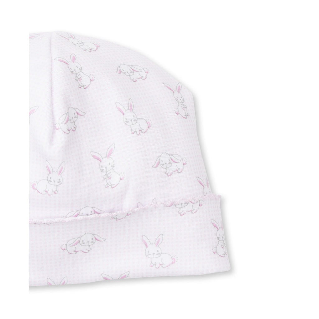 Kissy Kissy - Gingham Bunnies Print Hat - Pink