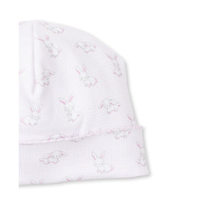 Kissy Kissy - Gingham Bunnies Print Hat - Pink