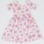 Good Apples-Short Sleeve Twirl Dress in Lavender Blooms