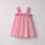 Stardust and Glitter-Tulle Flower Dress-Mauve