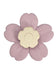 Three Hearts-Daisy Toy Silicone Teether Spinner-Mauve