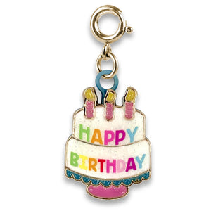 CHARM IT!-Gold Birthday Cake Charm