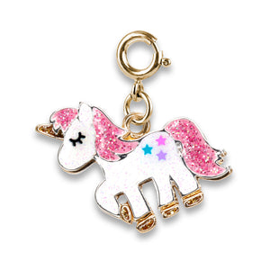 CHARM IT!-Gold Glitter Unicorn Charm