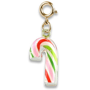 CHARM IT! -  Gold Candy Cane Charm