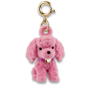 CHARM IT!-Gold Pink Poodle Charm
