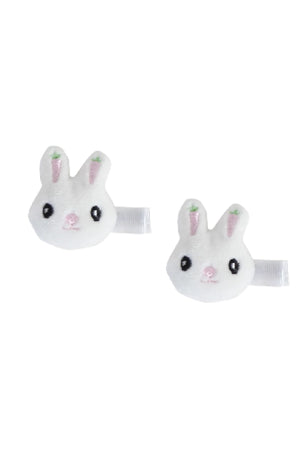 Bows Art-Fuzzy Bunny Clip