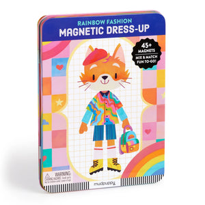 Chronicle Books-Rainbow Fashion Magnetic Dress-Up