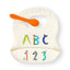 Ore - Fresh and Messy Silicone Bib and Spoon Set -ABC123