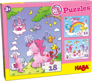 Haba - Unicorn Glitterluck Puzzles
