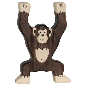 Holztiger-Chimpanzee, standing
