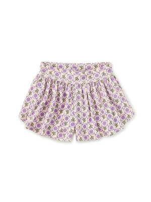Tea Collection-Sporty Petal Shorts-Tile Floral