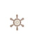Three Hearts-Sailor Toy Silicone Teether Spinner-Taupe