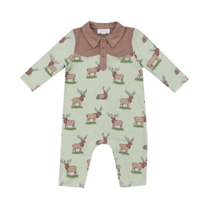 Angel Dear -Cowboy Romper-Elk