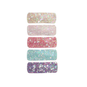 Bows Art-Chunky Glitter Pop Clip