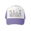Grom Squad - Wildflower Trucker Hat - Purple/White