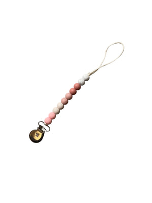 Three Hearts-Molly Petite Pacifier/Toy Clip-Ballet