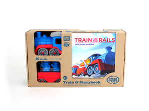 Green Toys-Train and Book Set