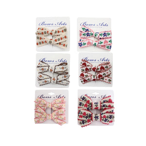 Bows Art-Rustic Cottage Bow Clips