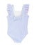 Ruffle Butts- Seersucker Waterfall One Piece- Periwinkle Blue