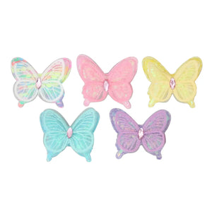 Bows Art-Sequin Pastel Butterfly Clips