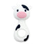 Three Hearts-Silicone Cow Rattle Milky White