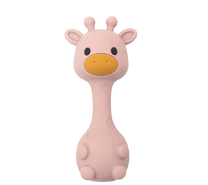 Three Hearts-Giraffe Rattle-Misty Rose