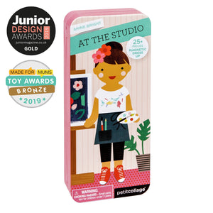Chronicle Books-At the Studio Shine Bright Magnetic Play Set