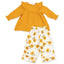 Angel Dear -Long Sleeve Ruffle Tunic & Smocked Waist Pant - Baby Sunflower