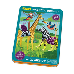 Chronicle Books-Wild Mix-Up Magnetic Build-It