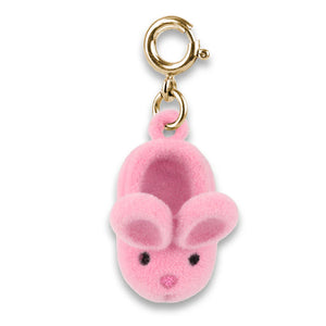 CHARM IT!-Gold Furry Bunny Slipper Charm