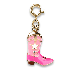 CHARM IT! -Gold Cowboy Boot Charm