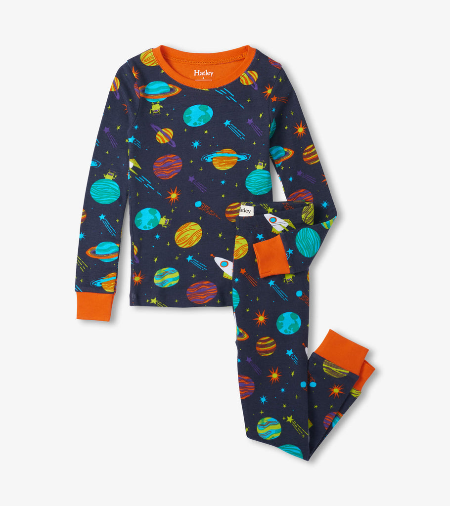 Hatley - Space Explorer Organic Cotton Pajama Set