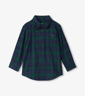 Hatley -Boys Blackwatch Plaid Button Down Shirt