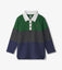 Hatley -Boys Preppy Panelled Long Sleeve Polo Shirt