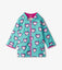 Hatley -  Girls Hearts Colour Changing Zip-Up Rain Jacket