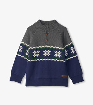 Hatley -Boys Winter Knit Mockneck Sweater